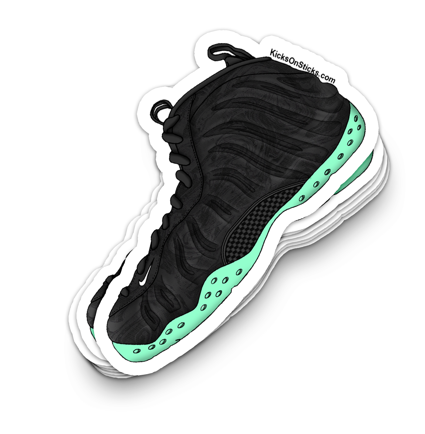 Foamposite "All Star 21" Sneaker Sticker