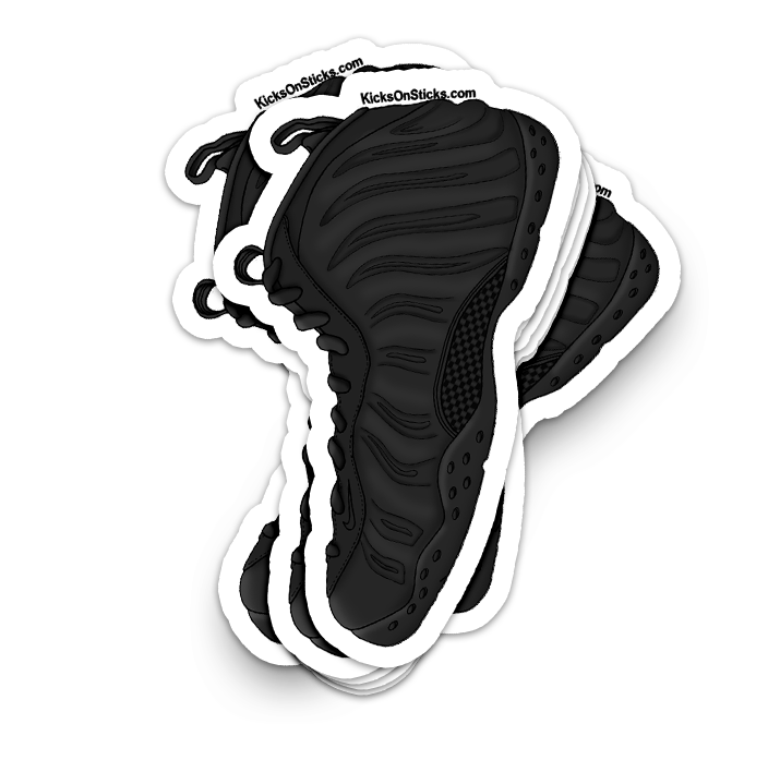 Foamposite "Anthracite 2020" Sneaker Sticker