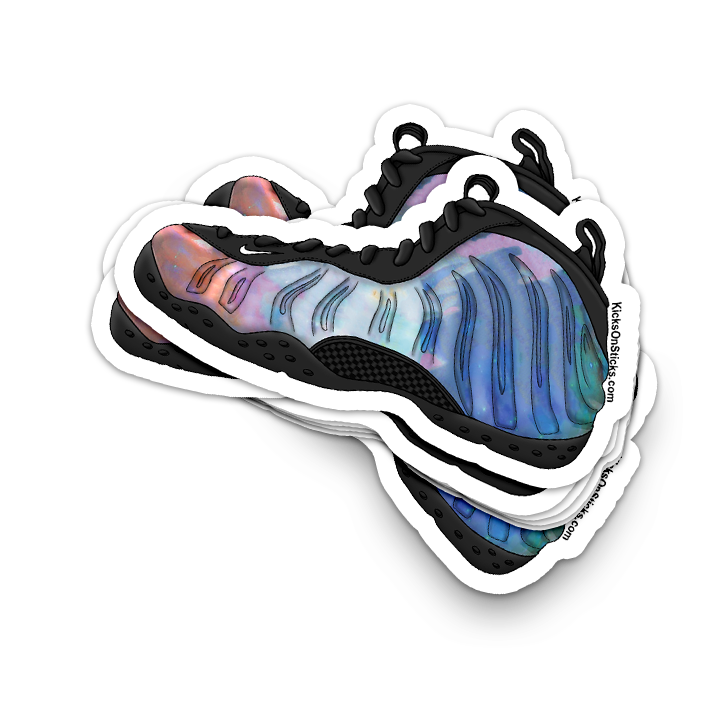 Foamposite "Big Bang" Sneaker Sticker