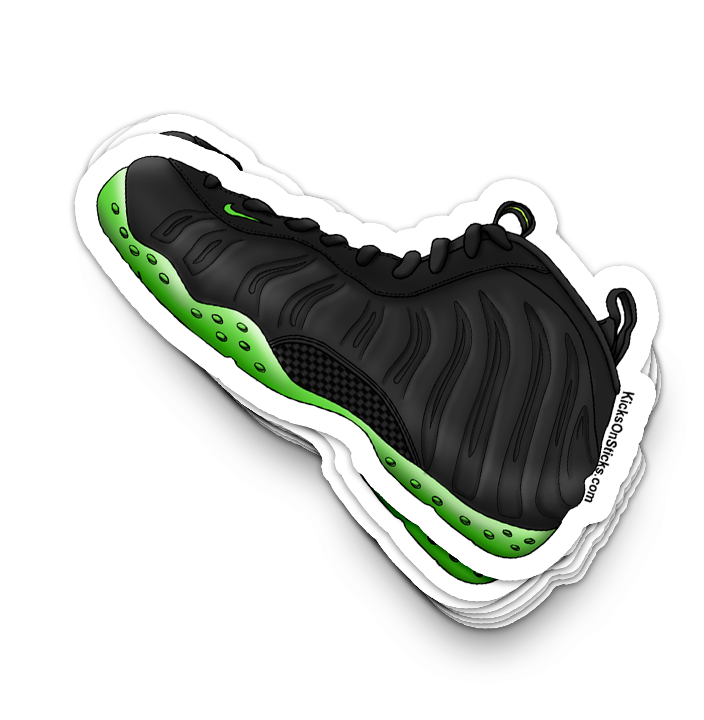 Foamposite "HOH Green Goblin" Sneaker Sticker