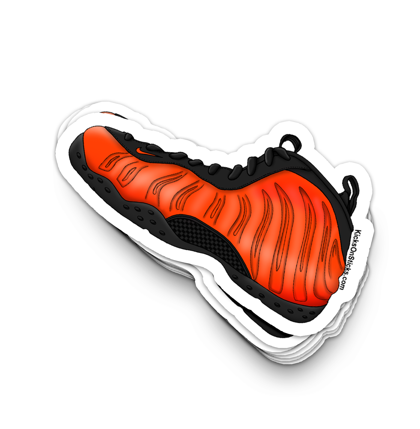 Foamposite "Habanero" Sneaker Sticker