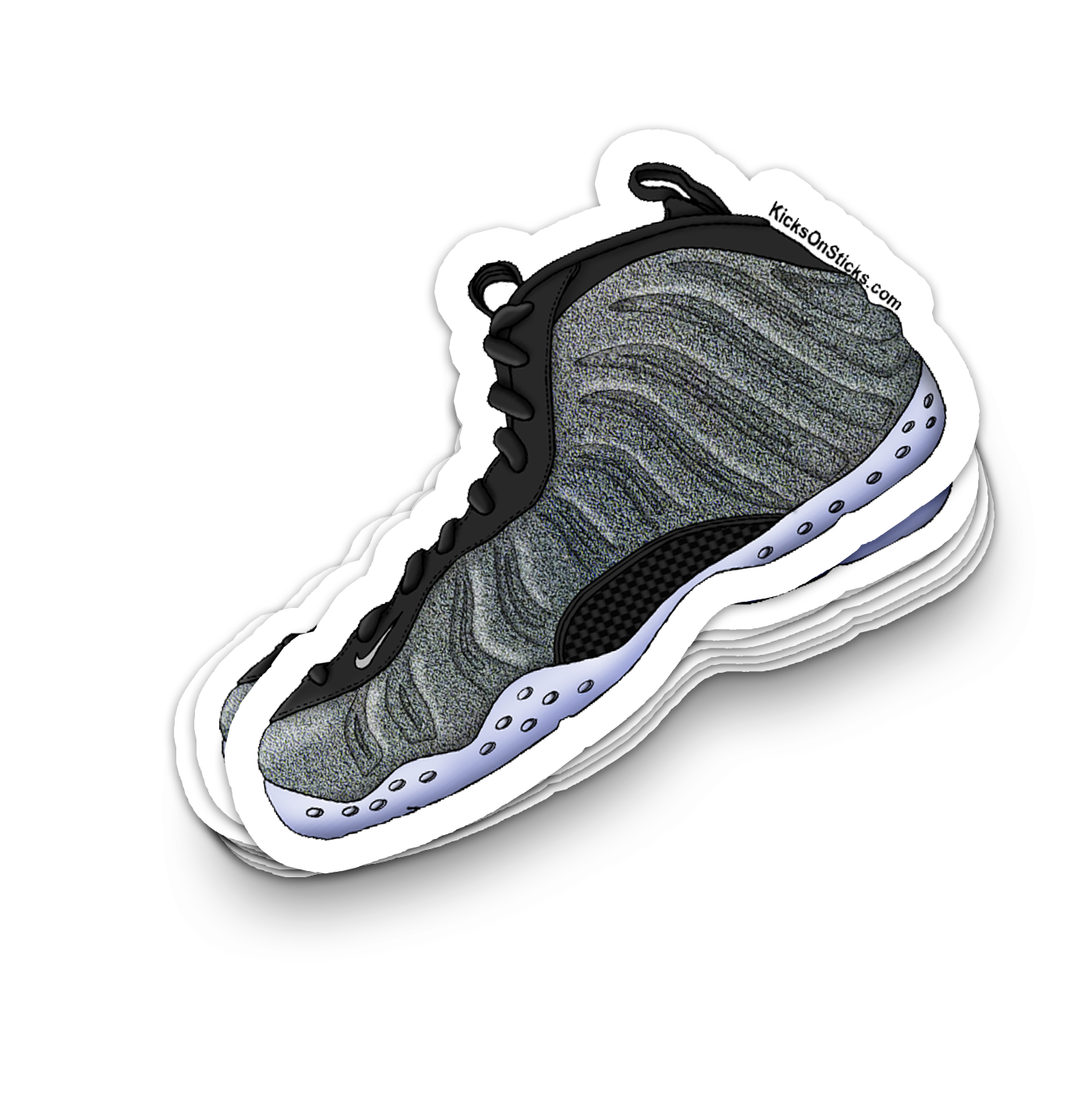 Foamposite "Hologram" Sneaker Sticker