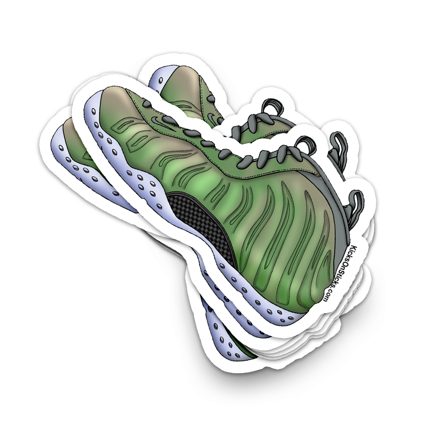 Foamposite "Iridescent" Sneaker Sticker