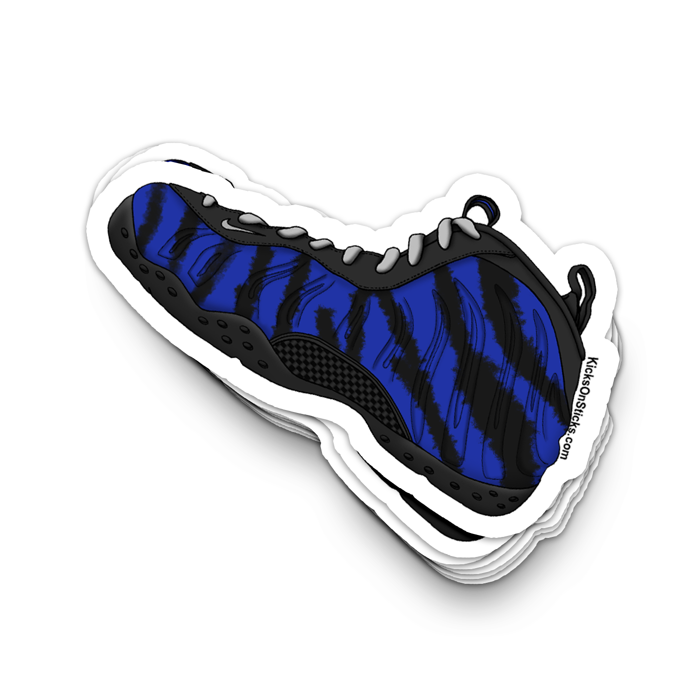 Foamposite "Memphis Tigers" Sneaker Sticker