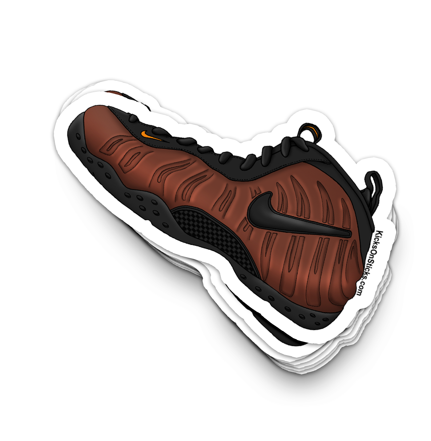 Foamposite Pro "Hyper Crimson" Sneaker Sticker
