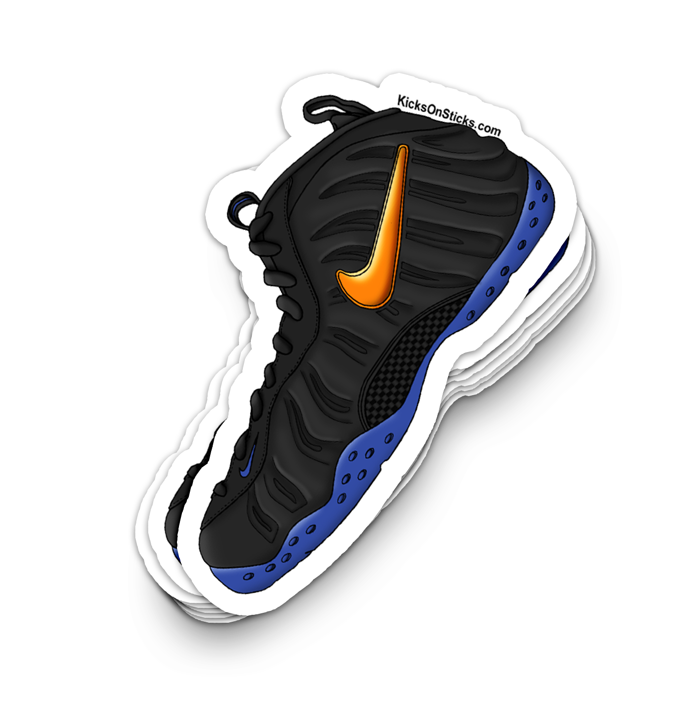 Foamposite Pro "Knicks" Sneaker Sticker