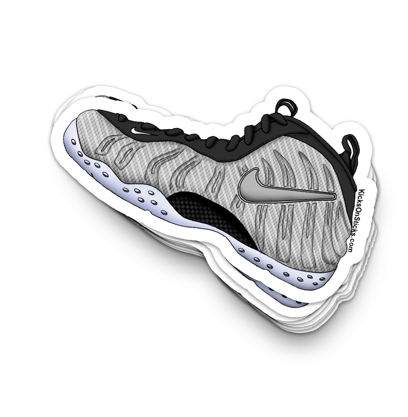 Foamposite Pro "Silver Surfer" Sneaker Sticker