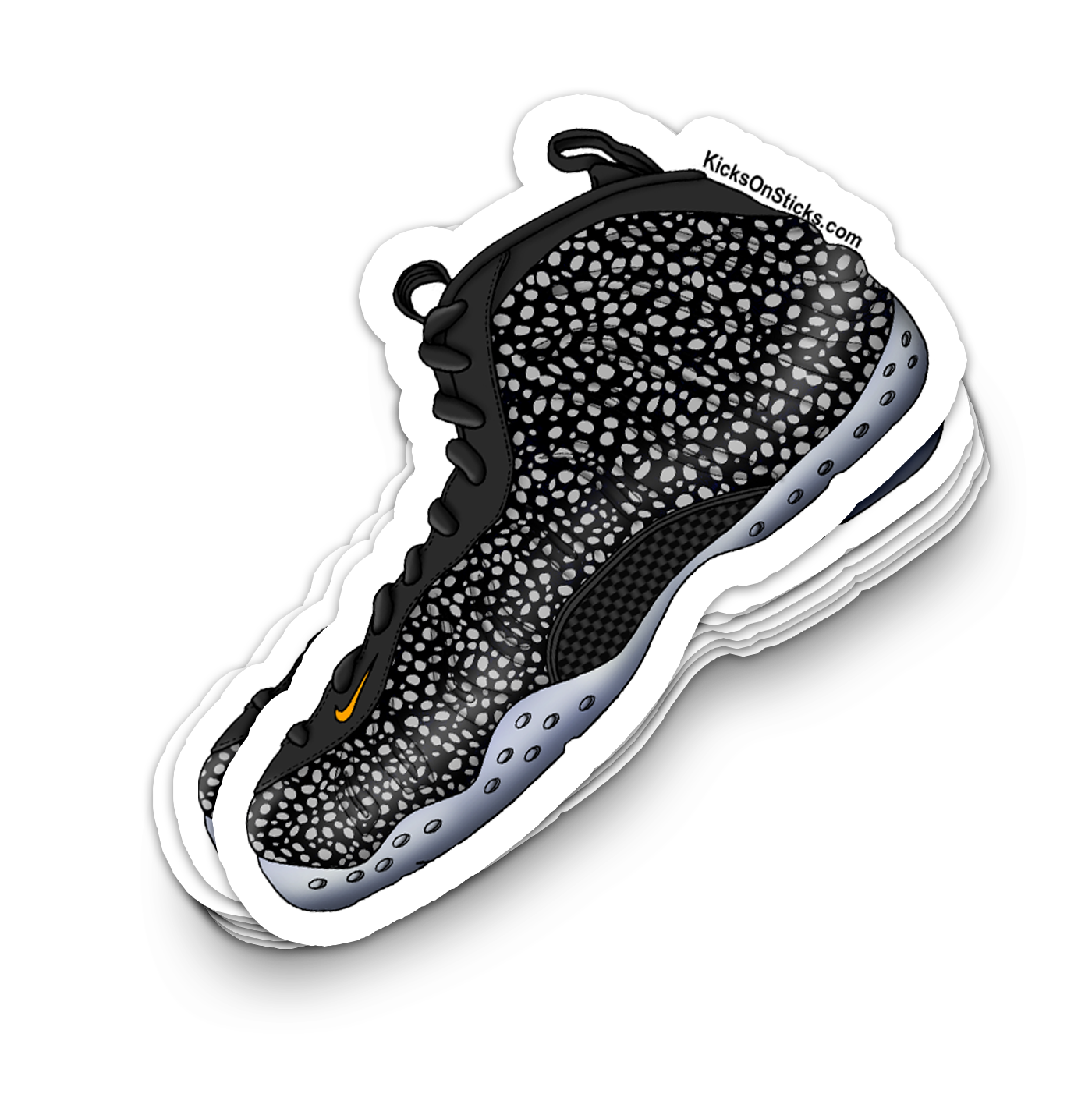 Foamposite "Safari" Sneaker Sticker