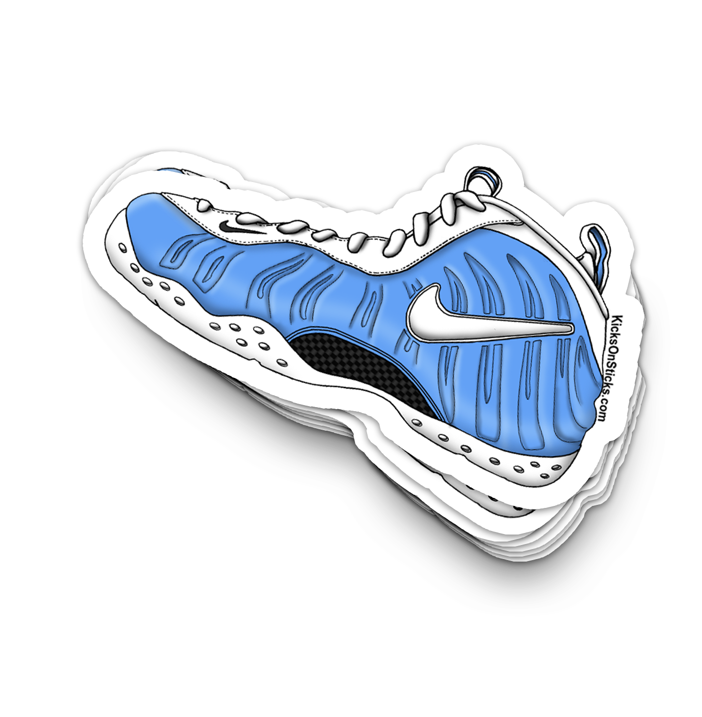 Foamposite Pro "UNC" Sneaker Sticker