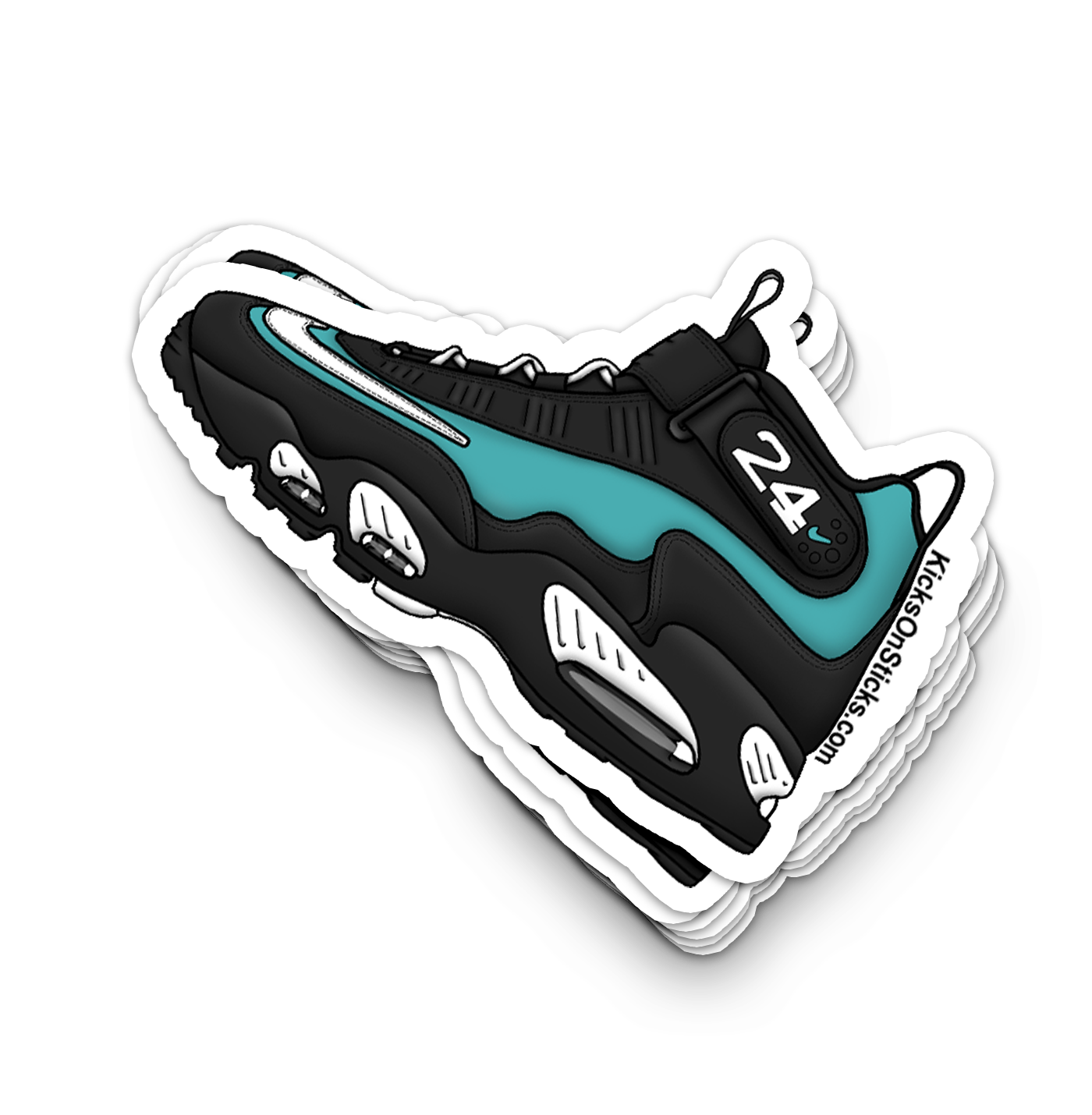 Griffey Max "Black Freshwater" Sneaker Sticker