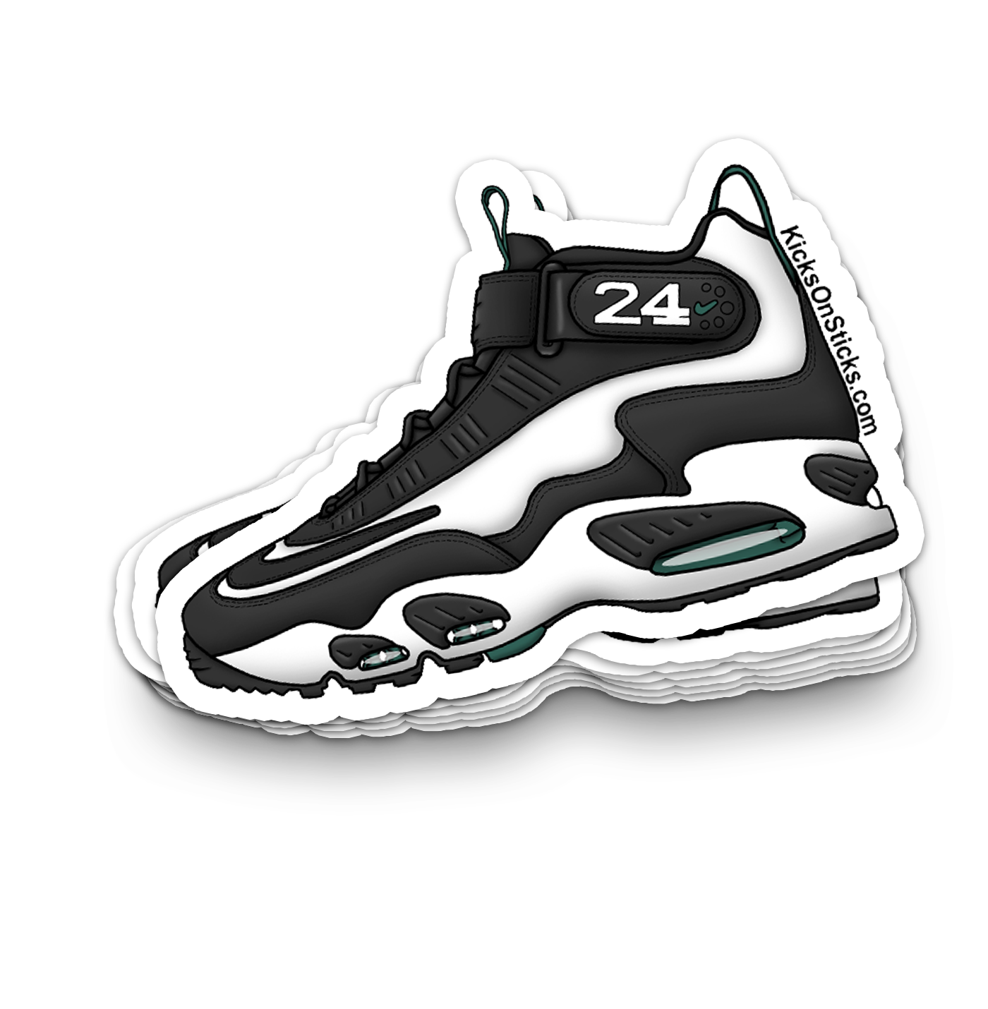 Griffey Max "Freshwater" Sneaker Sticker