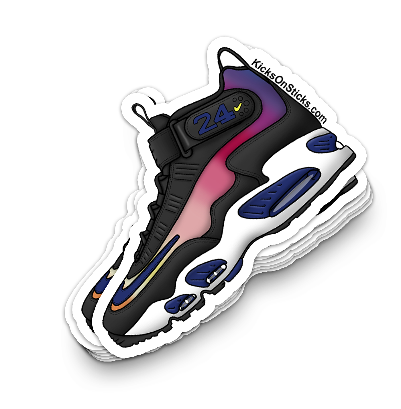 Griffey Max "Los Angeles" Sneaker Sticker