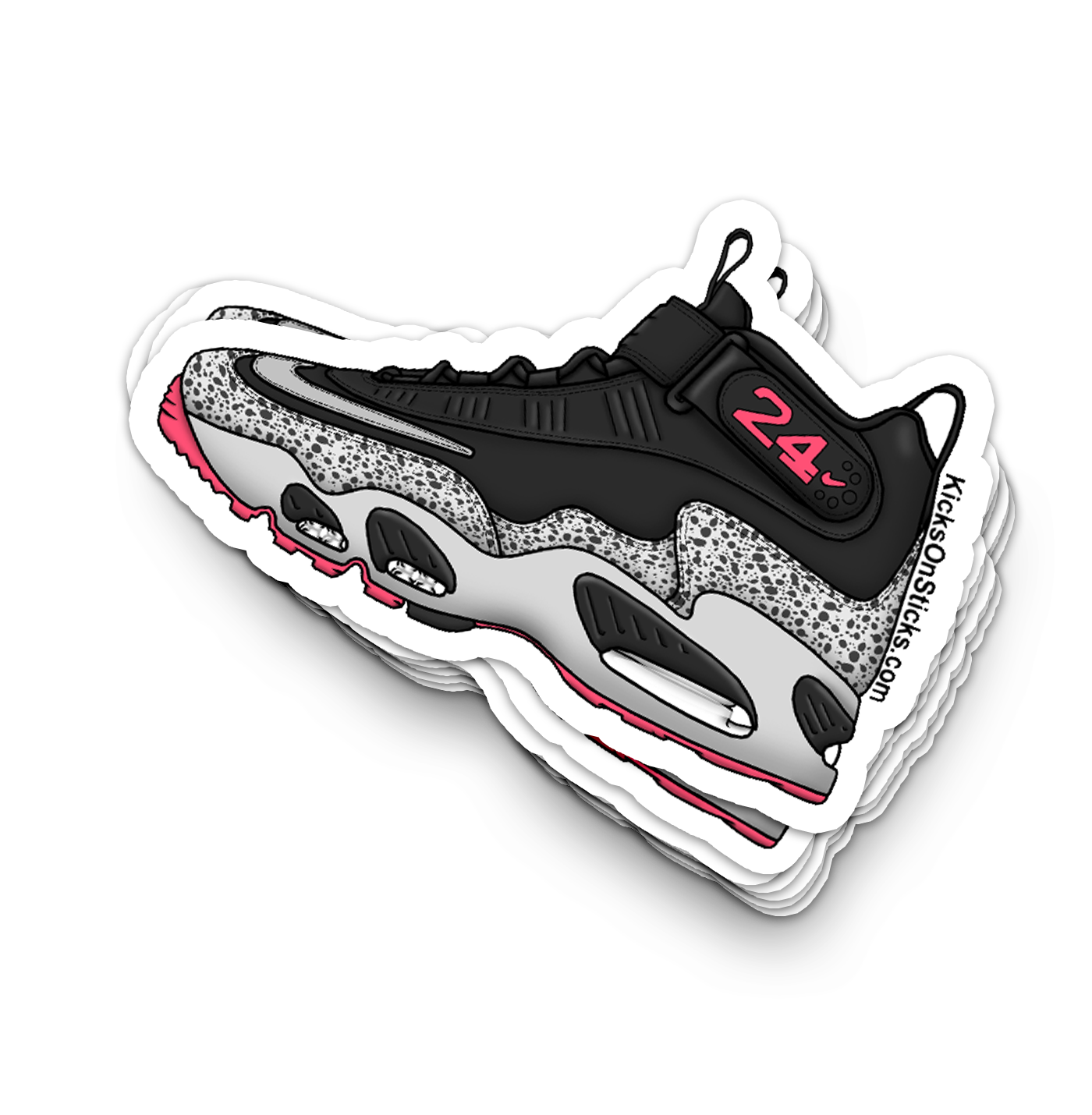 Griffey Max "Safari" Sneaker Sticker