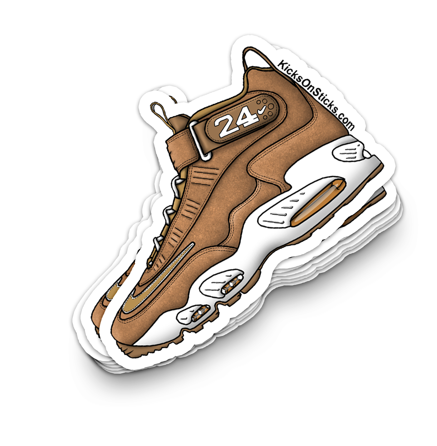 Griffey Max "Wheat" Sneaker Sticker