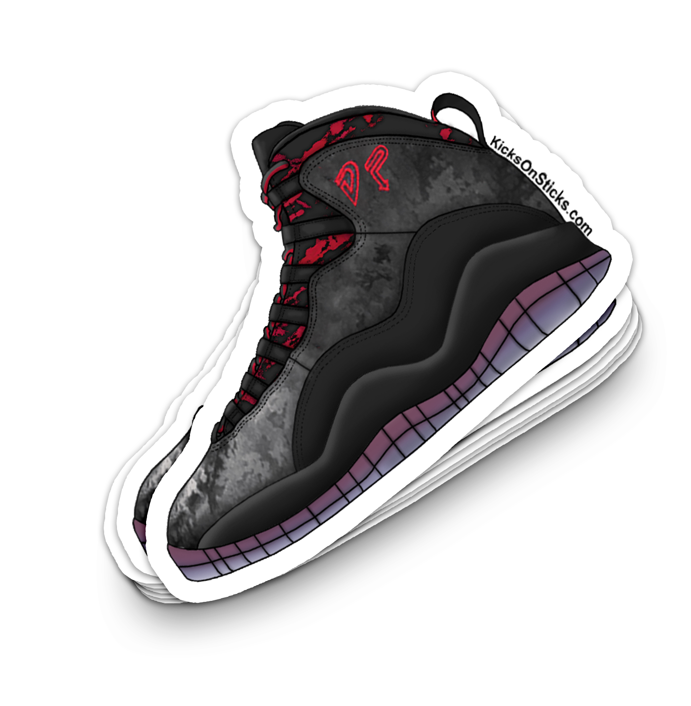 Jordan 10 "Doernbecher" Sneaker Sticker