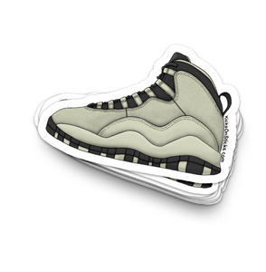 Jordan 10 "Heiress" Sneaker Sticker