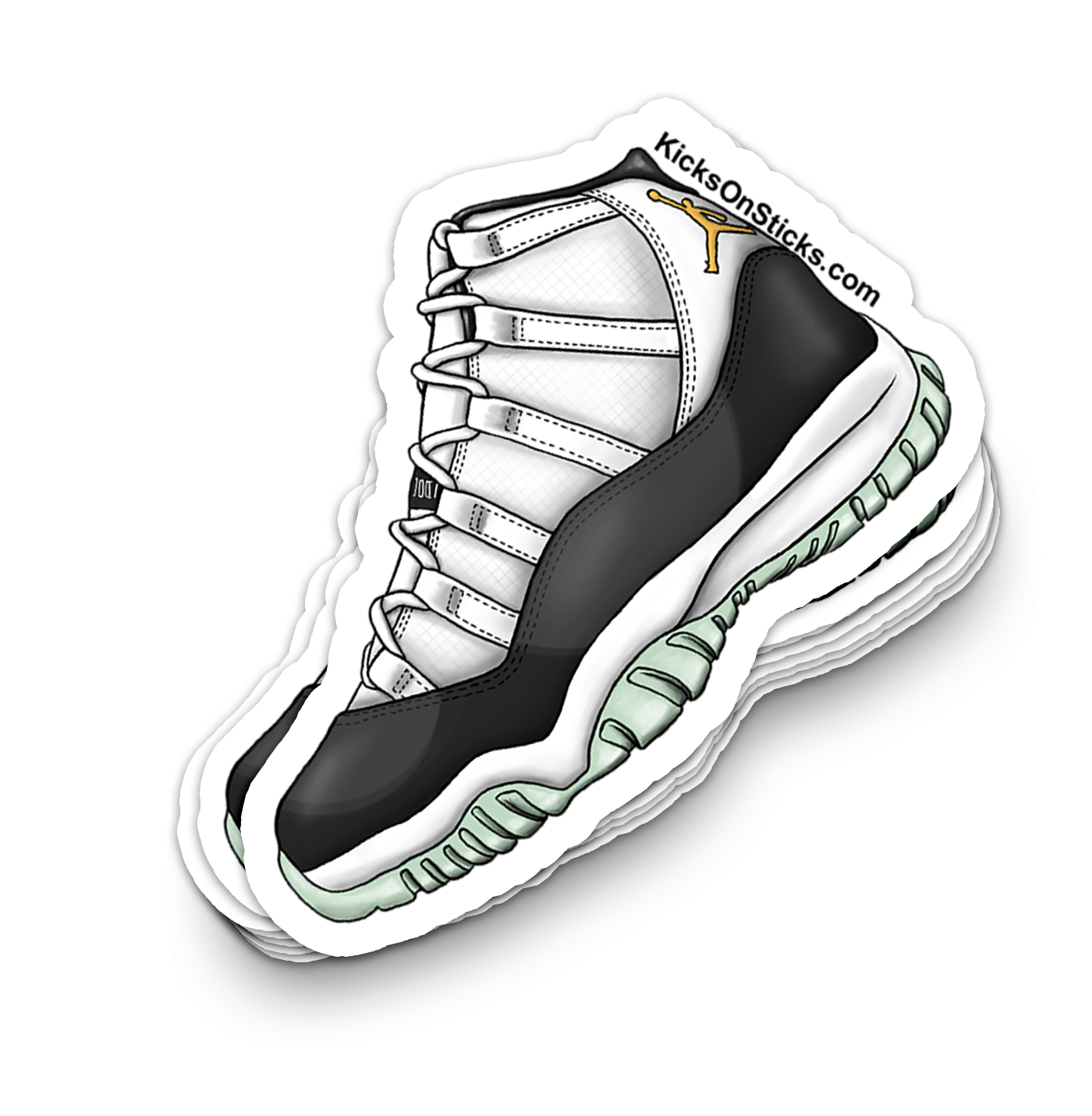 Jordan 11 "DMP" Sneaker Sticker