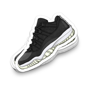 Jordan 11 Low "72-10" Sneaker Sticker