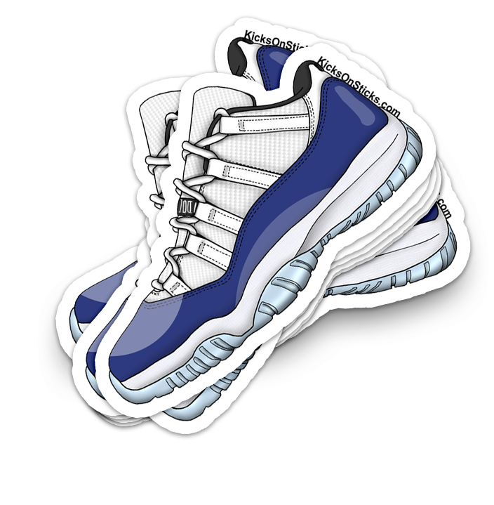 Jordan 11 Low "Concord" Sneaker Sticker