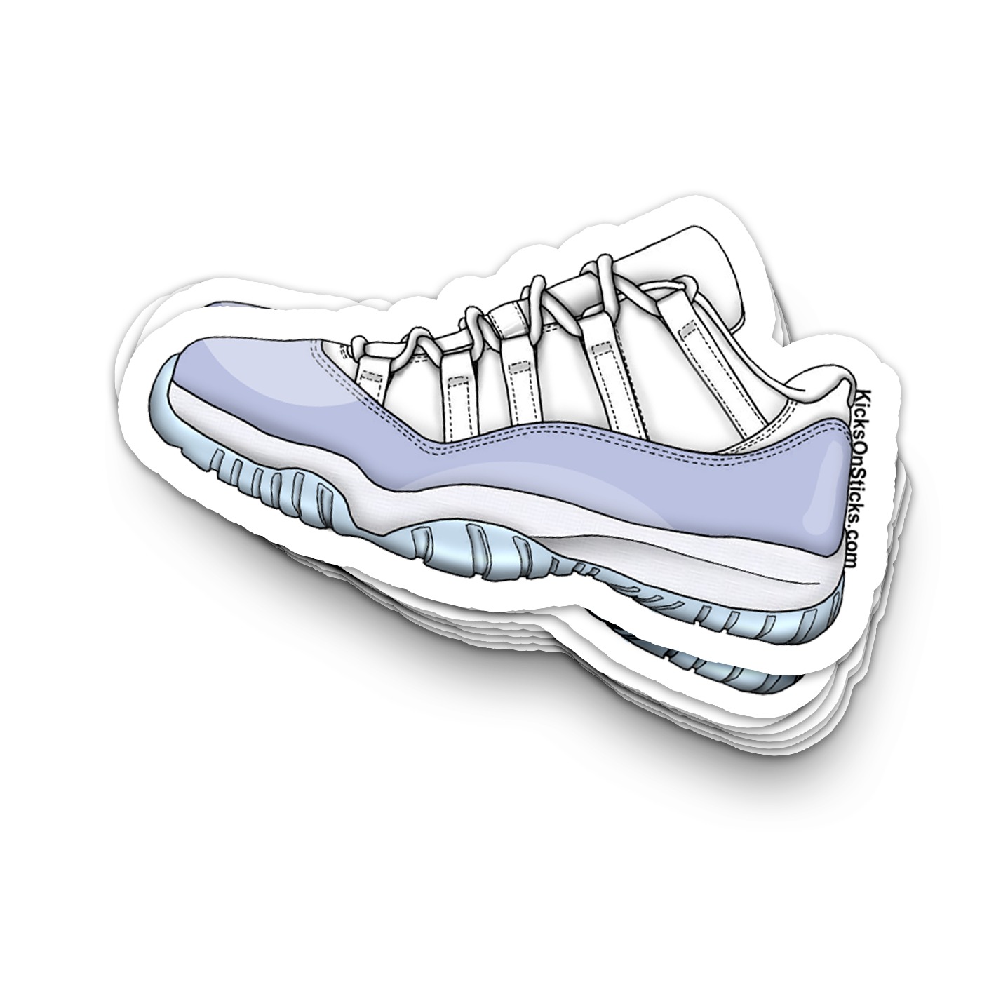 Jordan 11 Low "Pure Violet" Sneaker Sticker