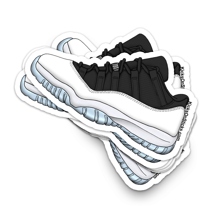 Jordan 11 Low "Tuxedo" Sneaker Sticker