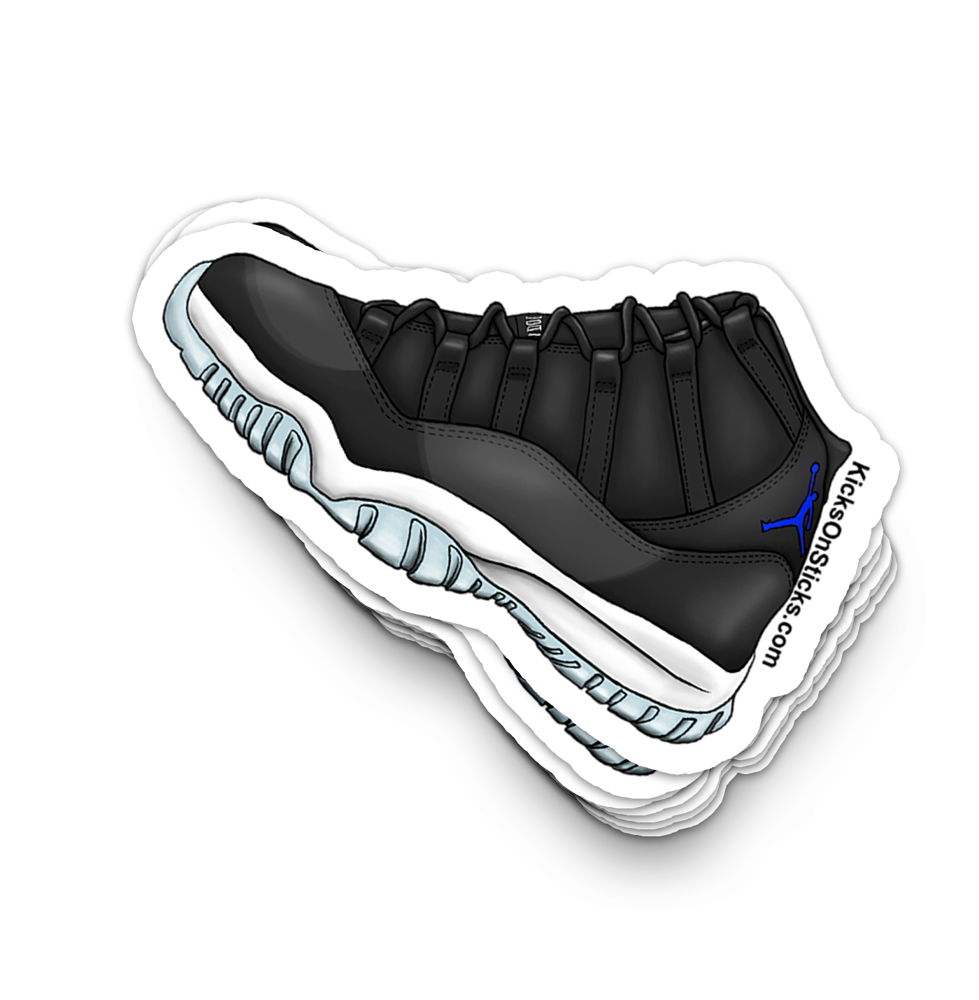 Jordan 11 "Space Jam" Sneaker Sticker