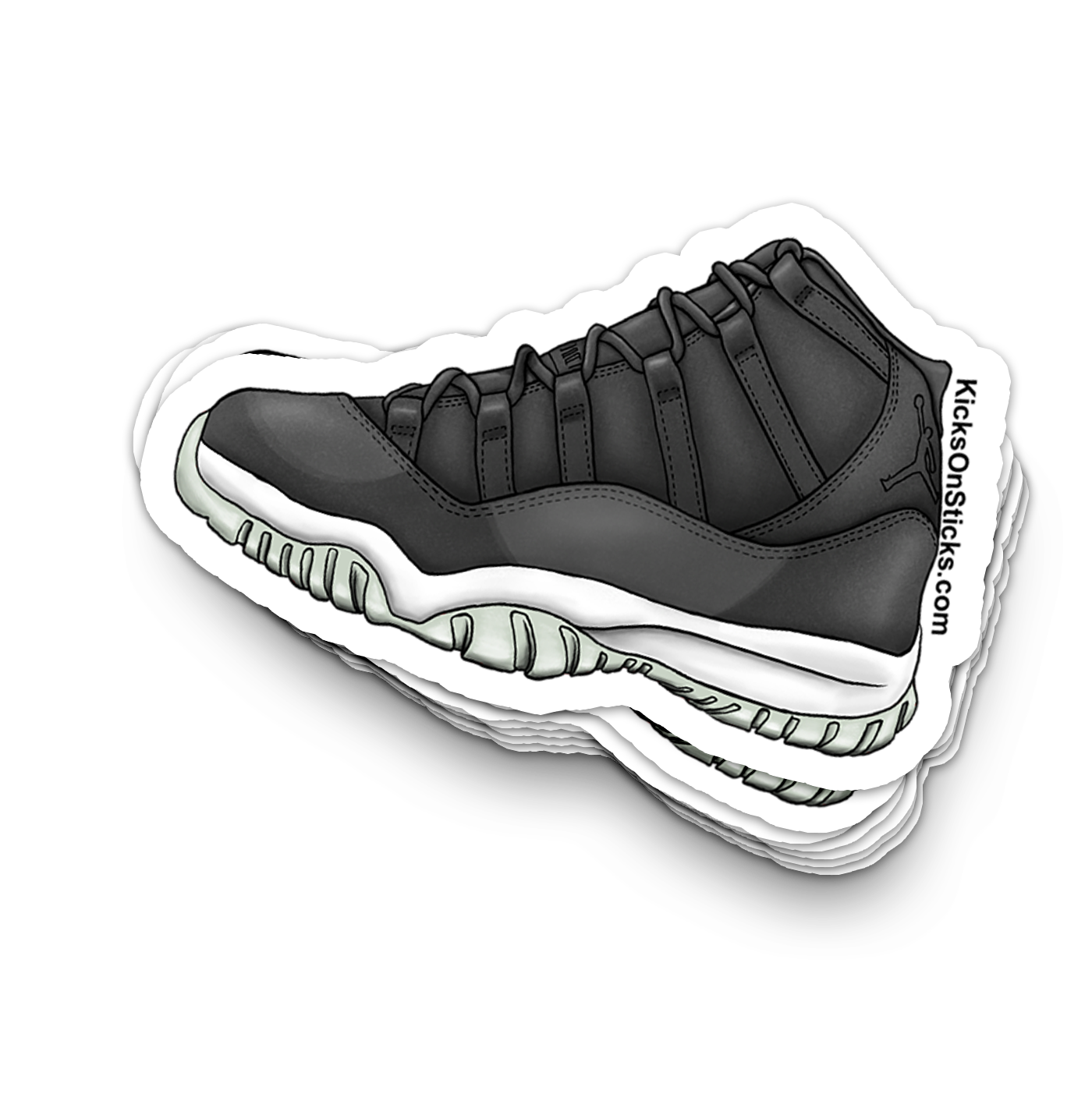 Jordan 11 "Wool" Sneaker Sticker