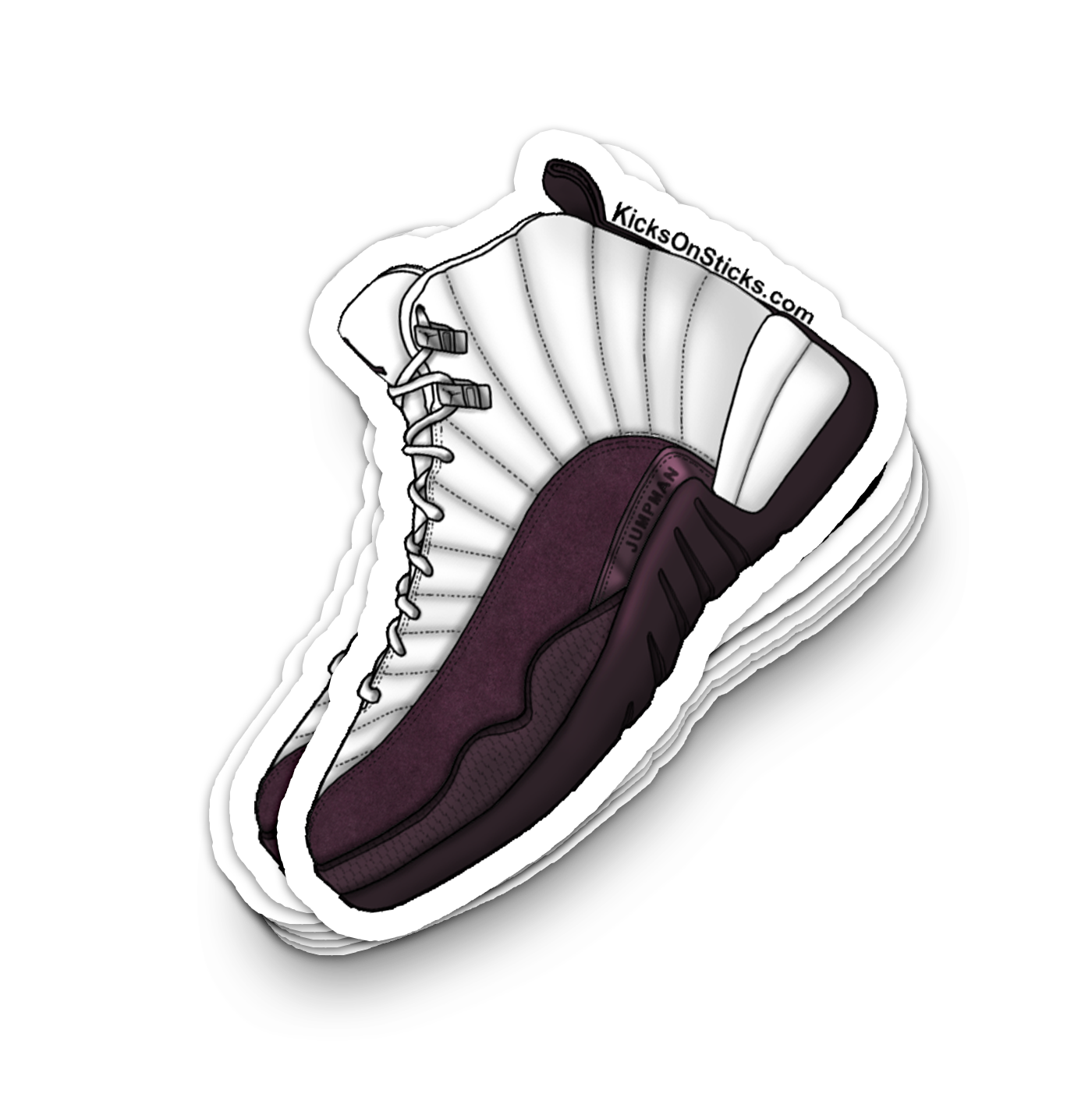 Jordan 12 "A Ma Maniere White" Sneaker Sticker
