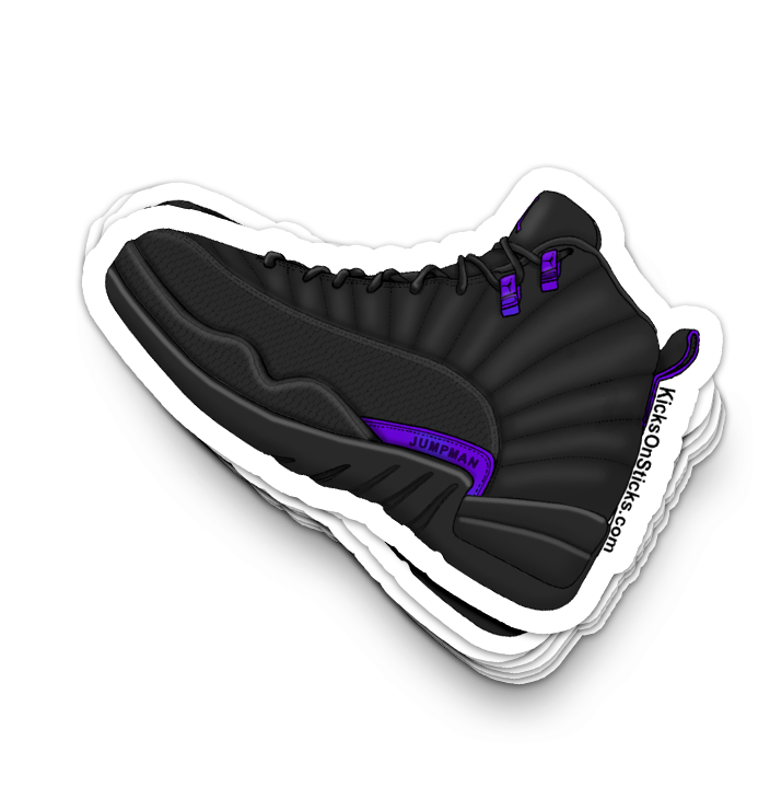 Jordan 12 "Black Concord" Sneaker Sticker