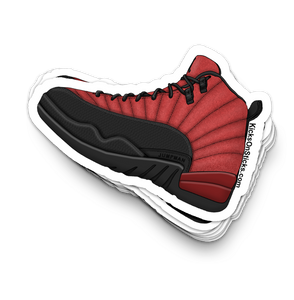 Jordan 12 "Reverse Flu Game" Sneaker Sticker