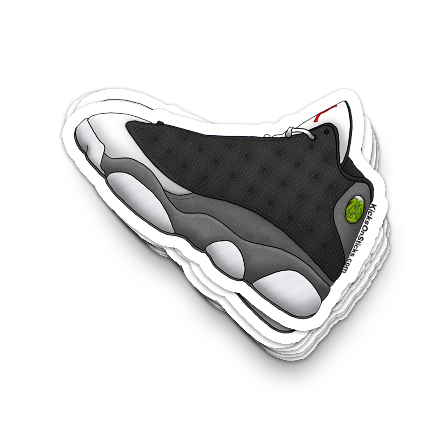 Jordan 13 "Black Flint" Sneaker Sticker