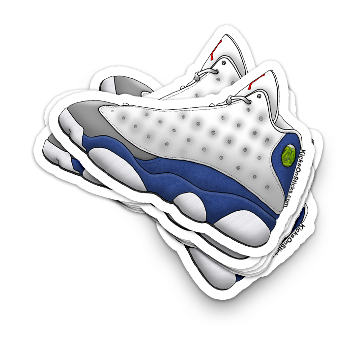 Jordan 13 "French Blue" Sneaker Sticker