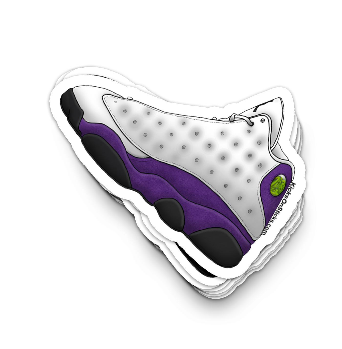 Jordan 13 "Lakers" Sneaker Sticker