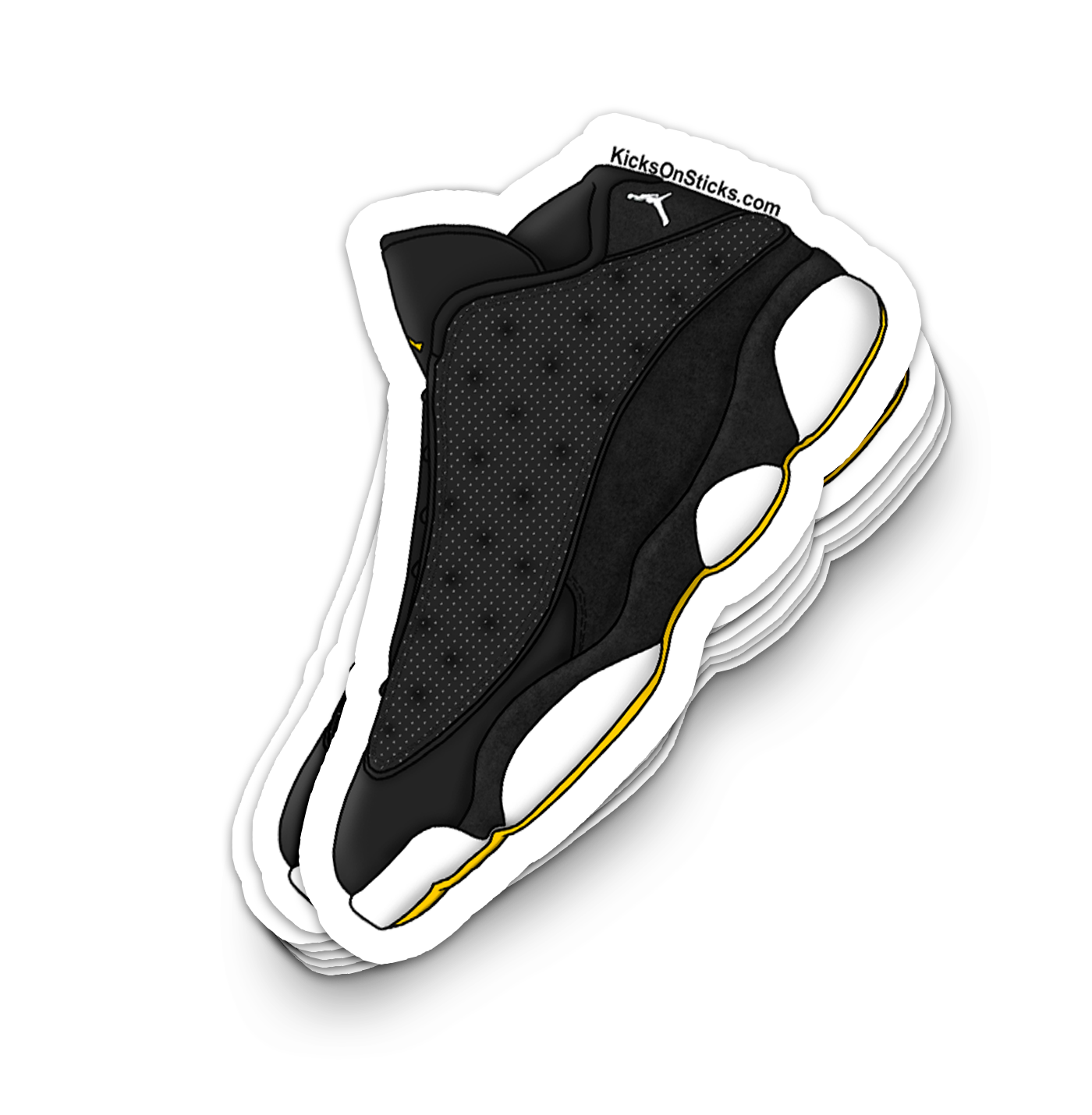 Jordan 13 Low "Maize Black" Sneaker Sticker