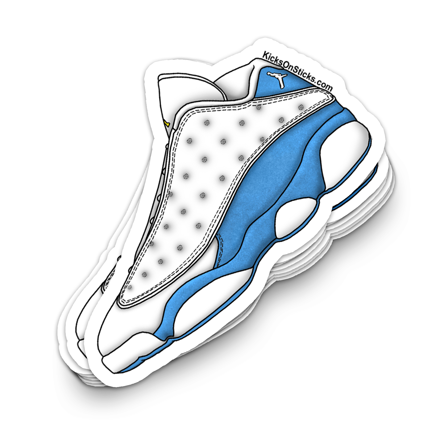 Jordan 13 Low "University Blue" Sneaker Sticker