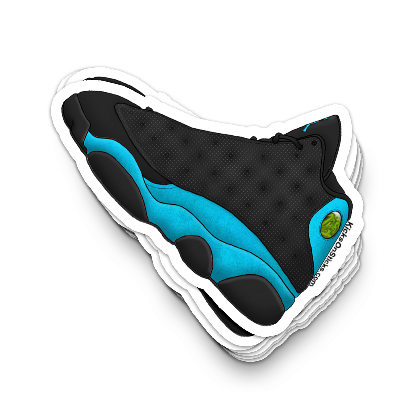 Jordan 13 "University Blue" Sneaker Sticker