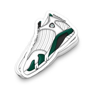 Jordan 14 "Forest Green" Sneaker Sticker