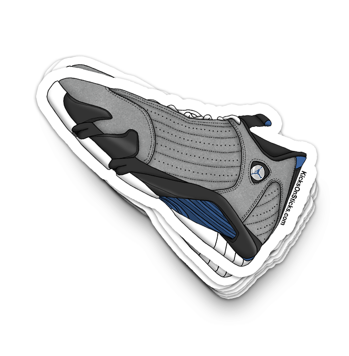 Jordan 14 "Graphite" Sneaker Sticker