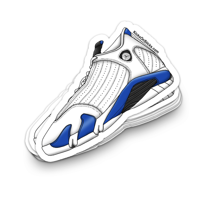 Jordan 14 "Hyper Royal" Sneaker Sticker
