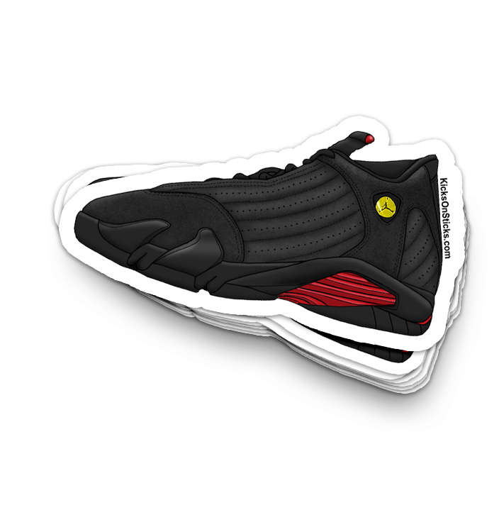 Jordan 14 "Last Shot" Sneaker Sticker