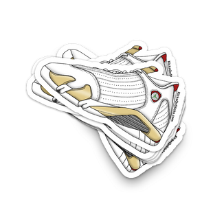 Jordan 14 "Linen" Sneaker Sticker