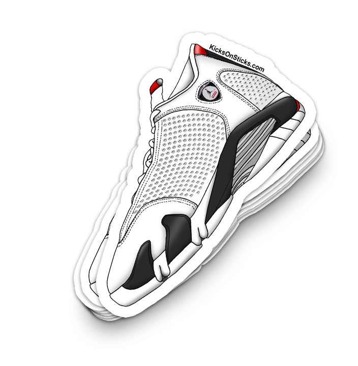 Jordan 14 "Supreme White" Sneaker Sticker