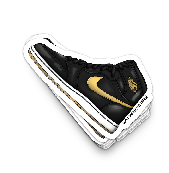 Jordan 1 "Black Gold 2013" Sneaker Sticker