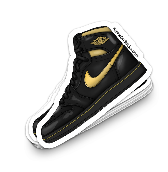 Jordan 1 "Black Gold 2020" Sneaker Sticker