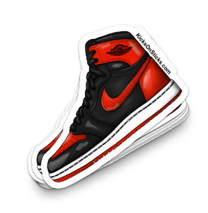 Jordan 1 "Bred Patent" Sneaker Sticker