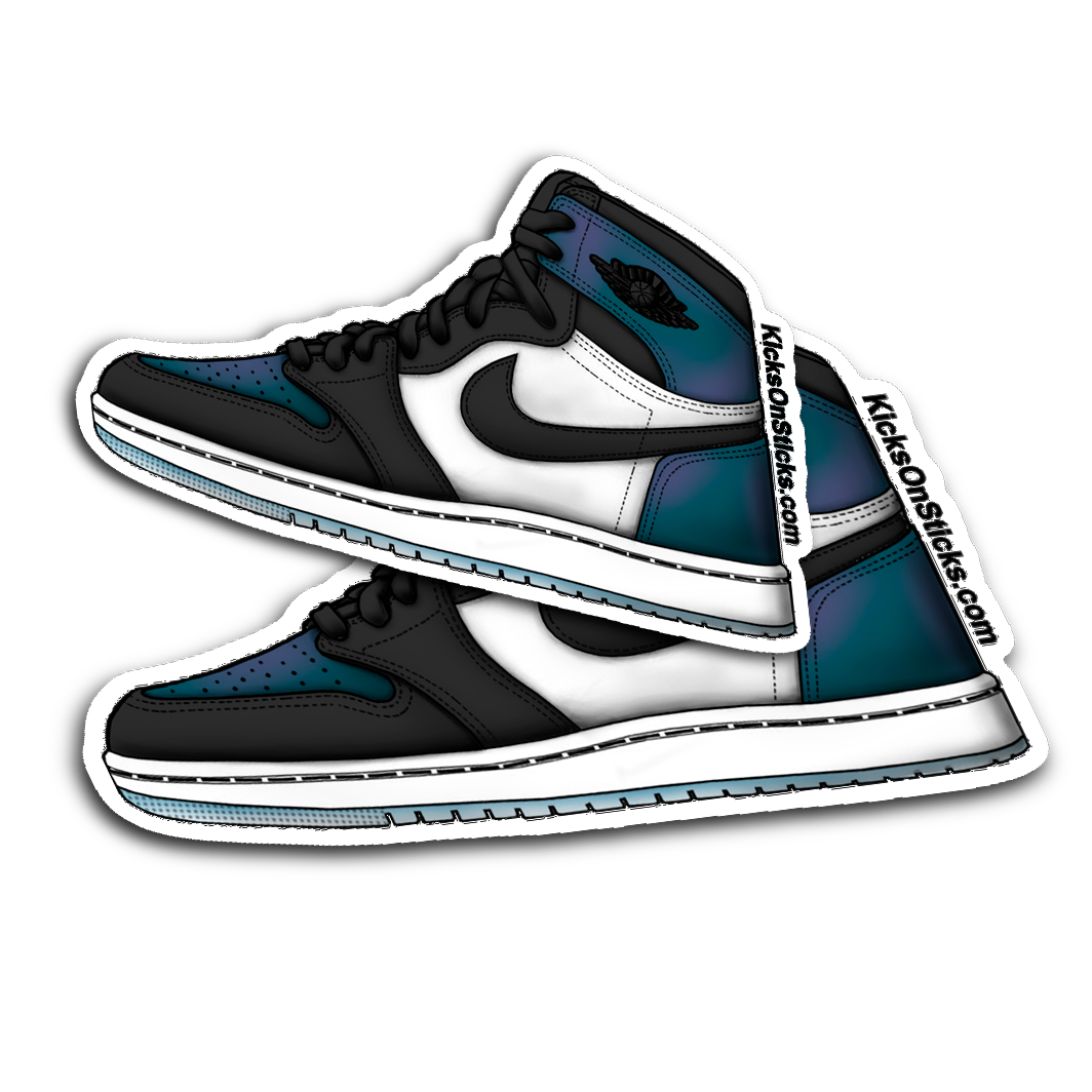 Jordan 1 "Chameleon/ASG" Sneaker Sticker