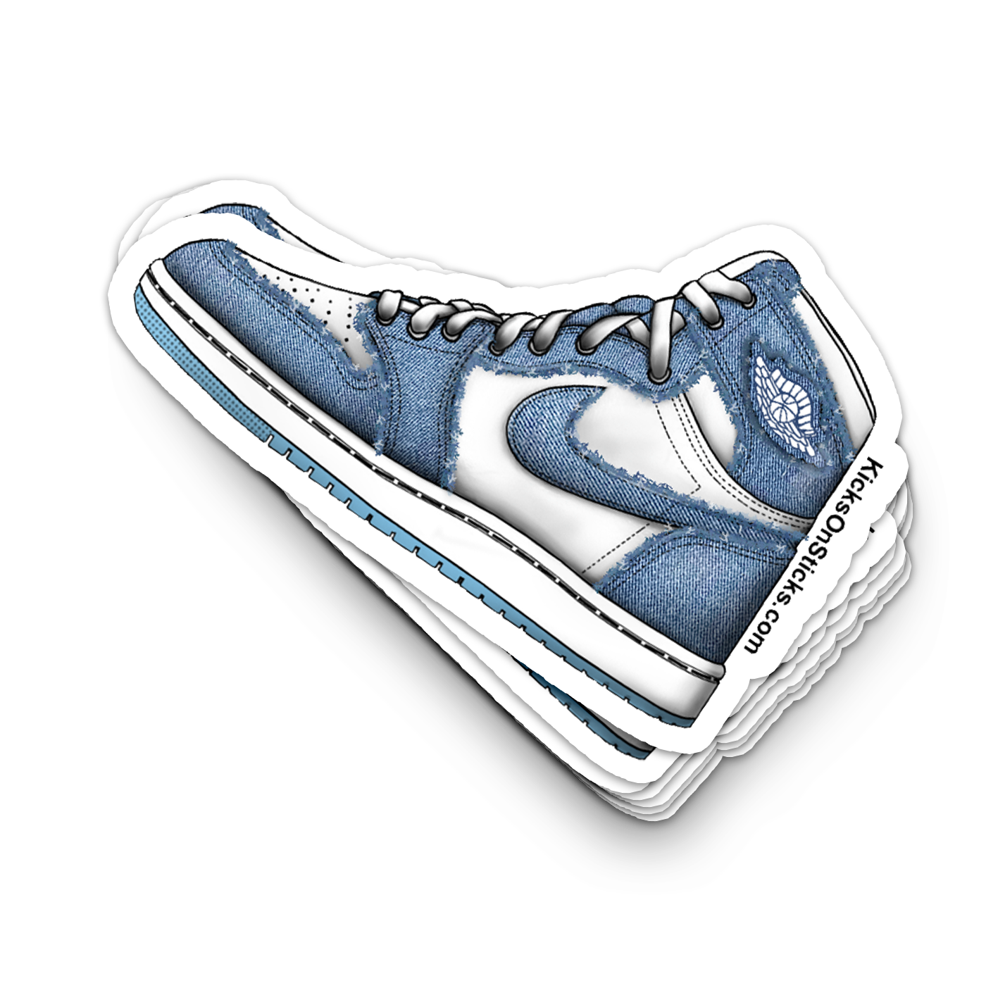 Jordan 1 "Denim" Sneaker Sticker