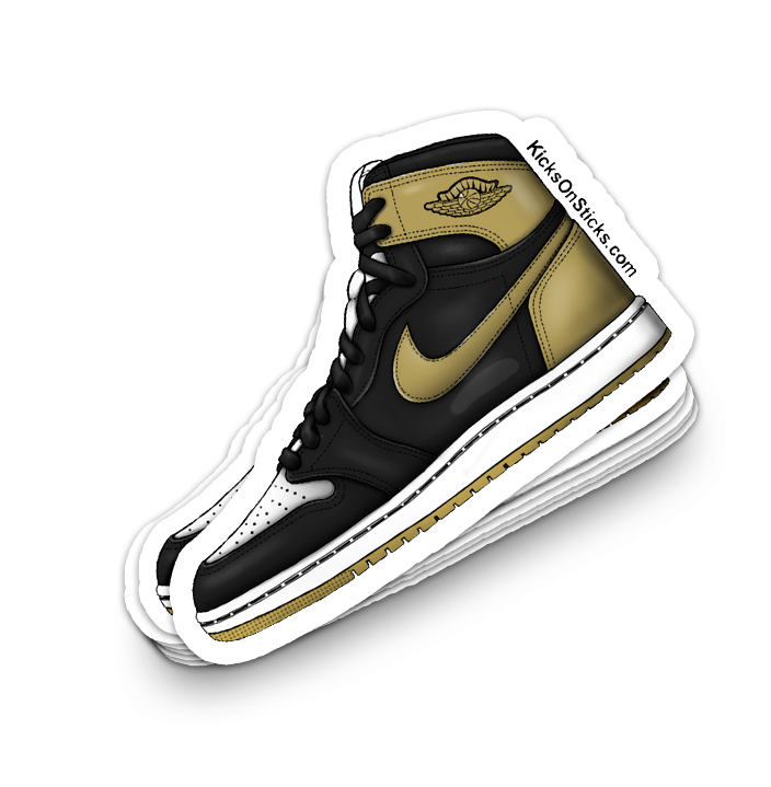 Jordan 1 "Gold Toe 2.0 Complexcon" Sneaker Sticker