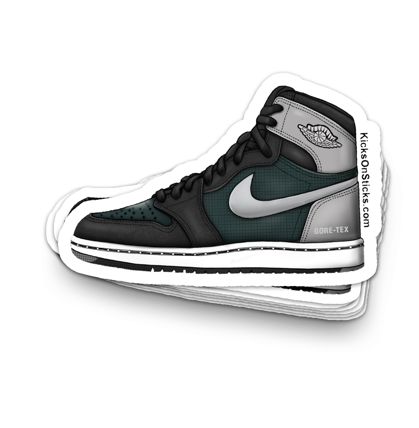 Jordan 1 "Goretex Black" Sneaker Sticker