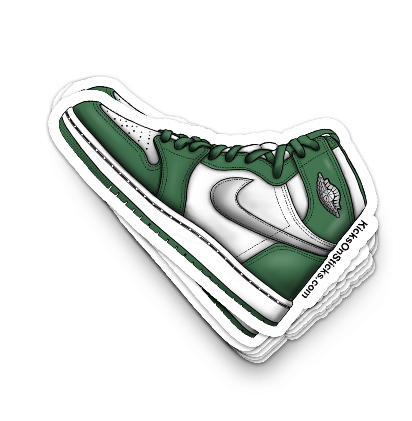 Jordan 1 "Gorge Green" Sneaker Sticker